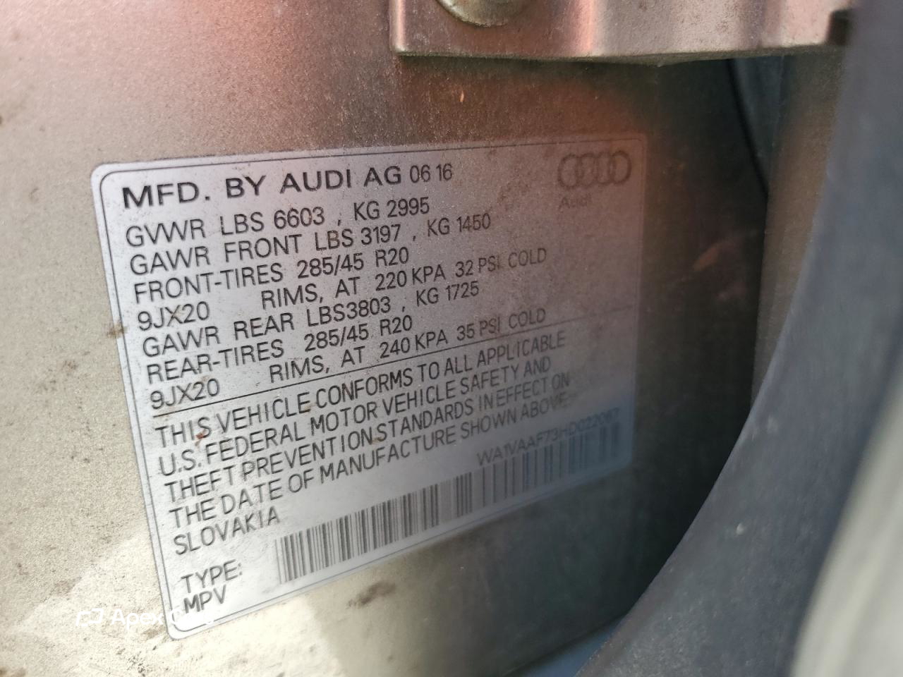 Audi Q7 2017