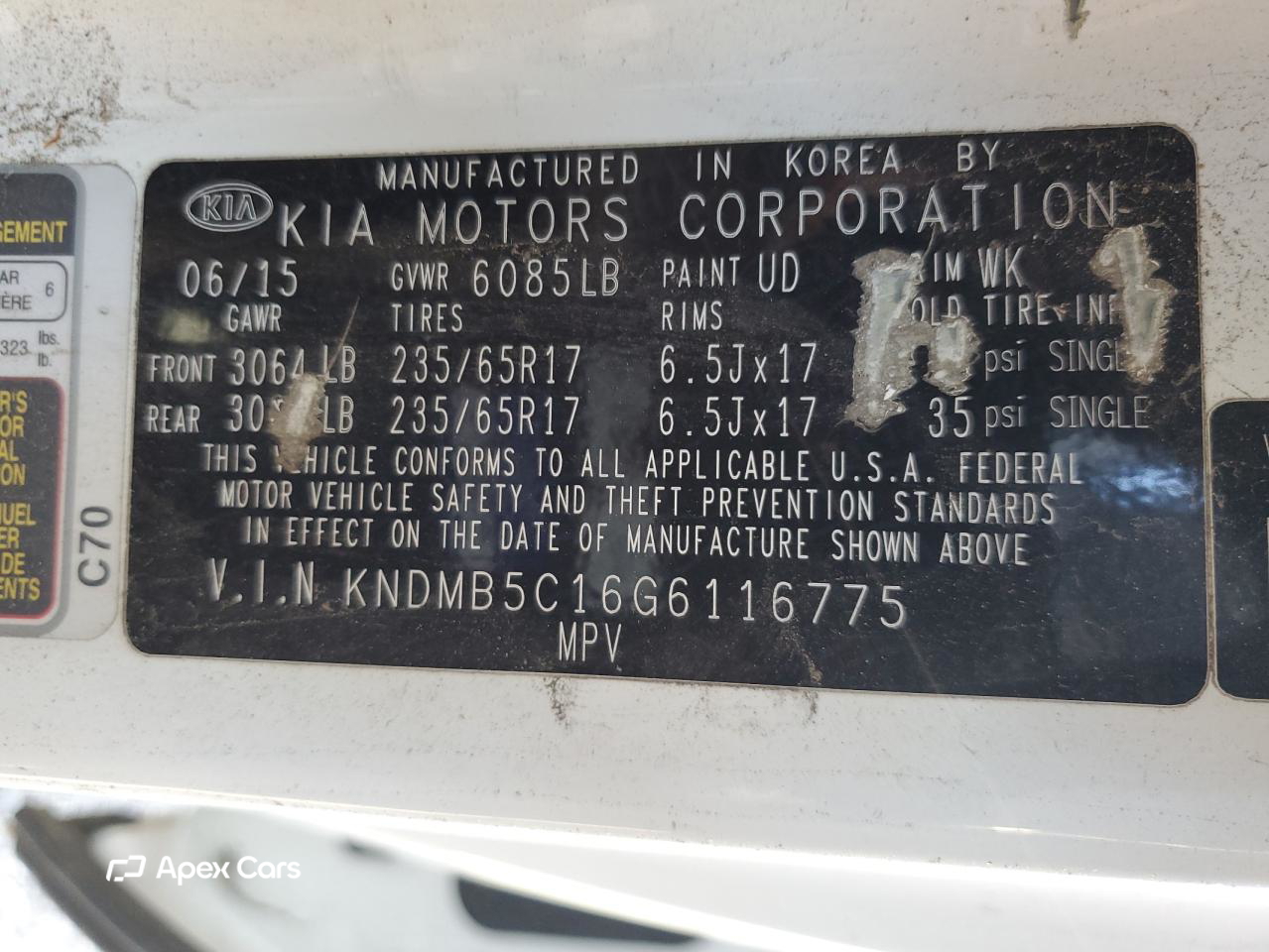 Kia Sedona 2016