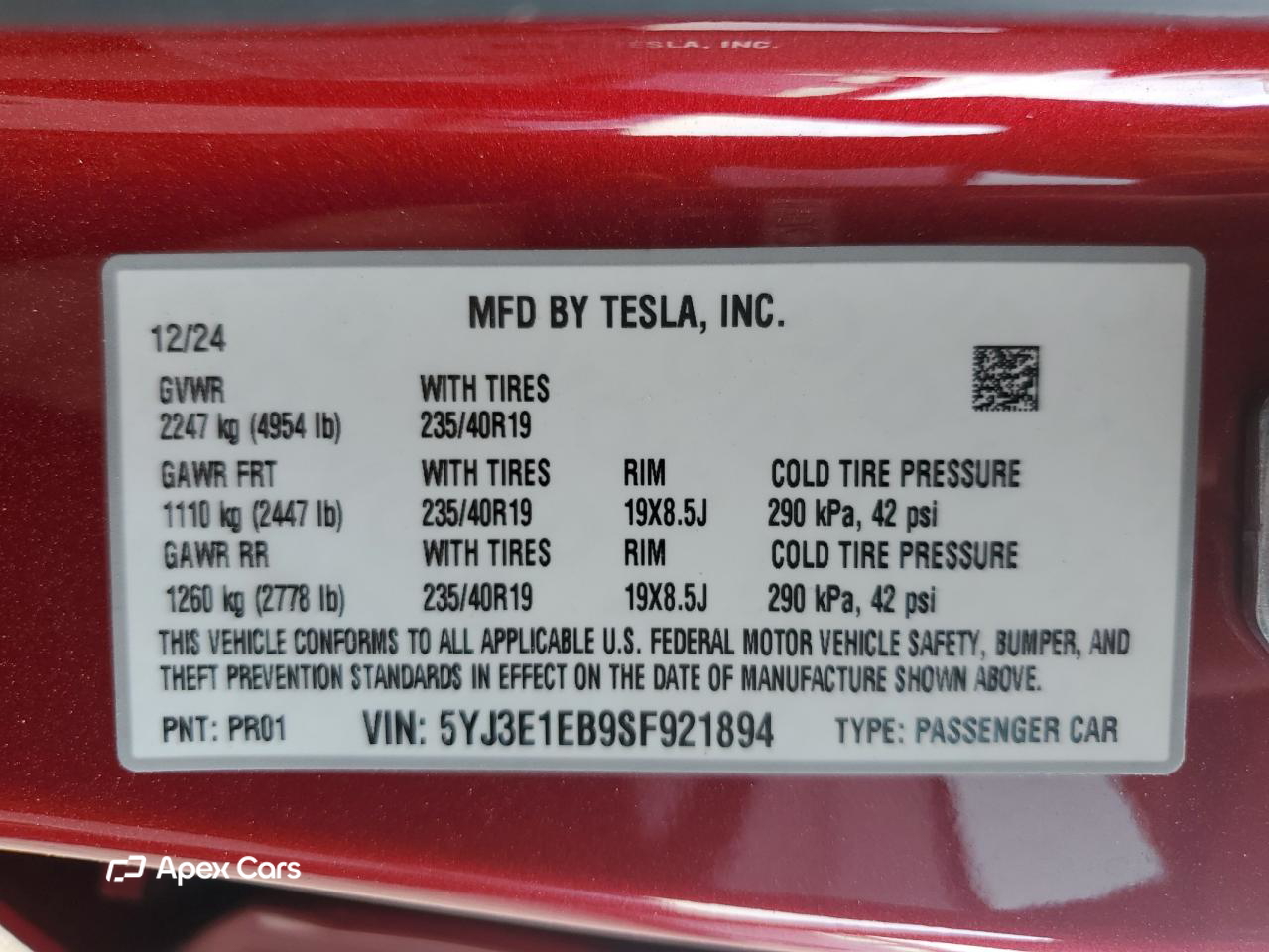 Tesla Model 3 2025
