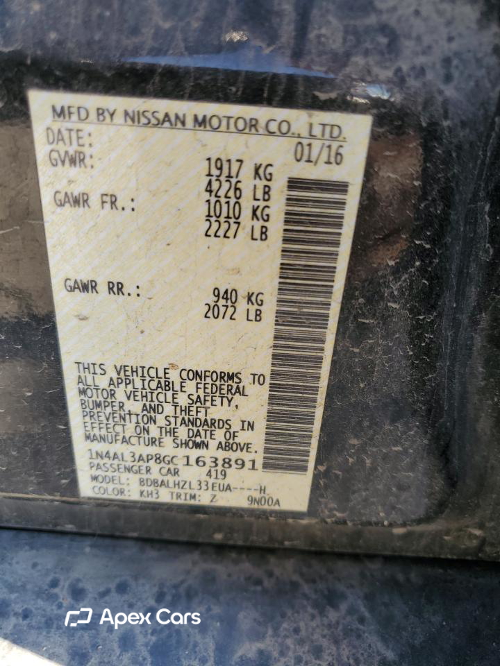 Nissan Altima 2016