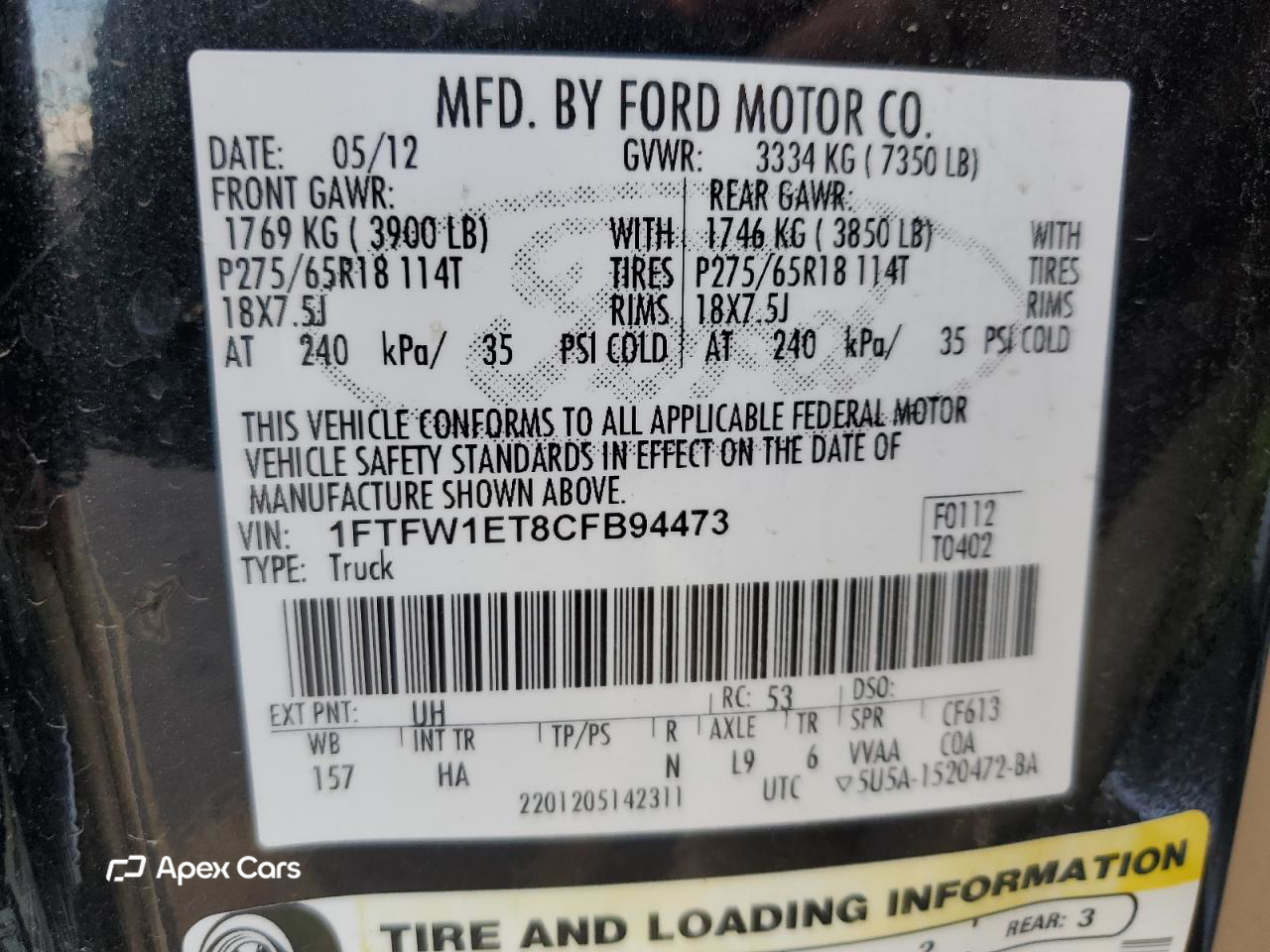 Ford F-150 2012