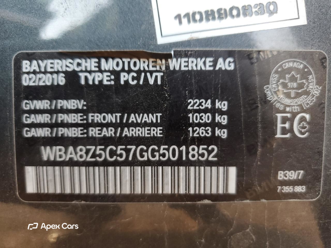 BMW Series 3 2016