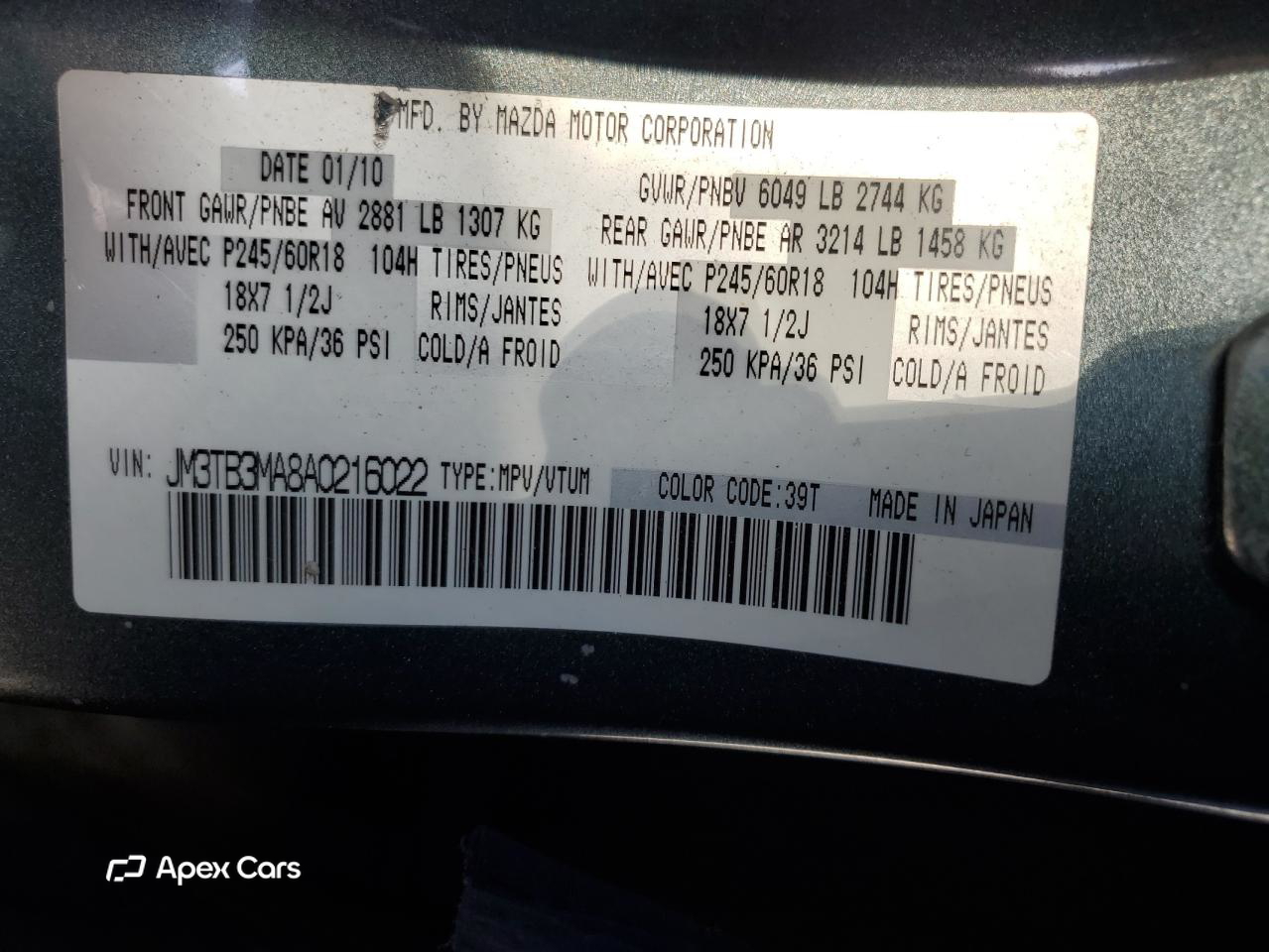 Mazda CX-9 2010