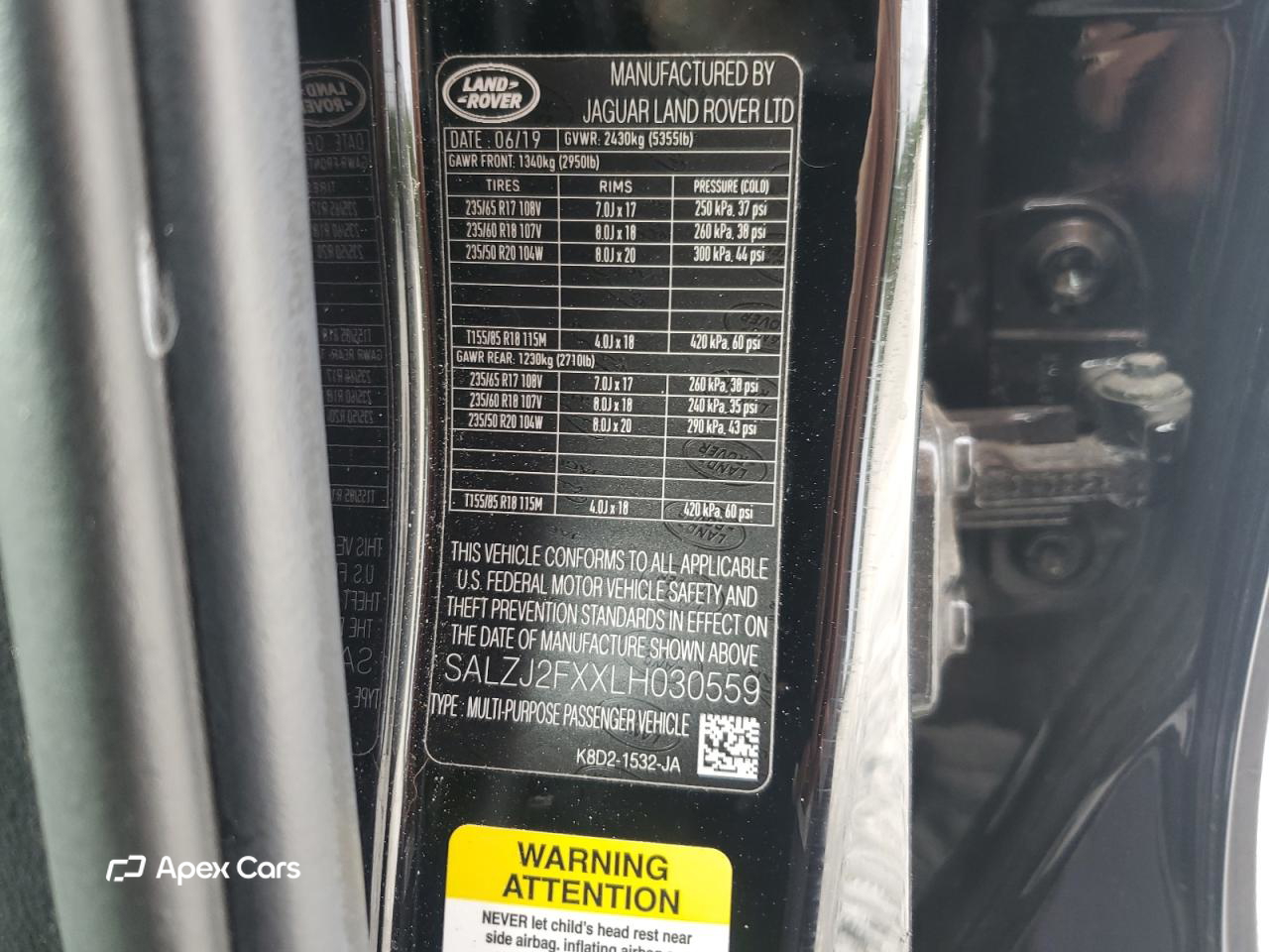 Land Rover Range Rover 2020