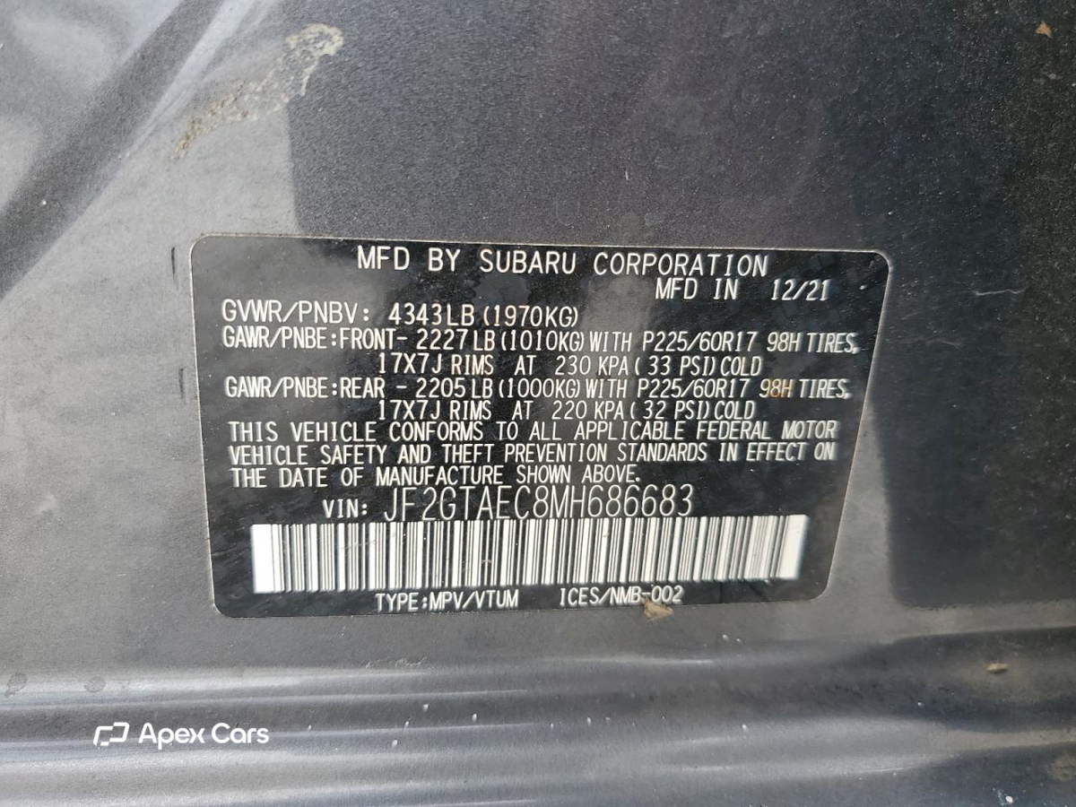 Subaru XV 2021