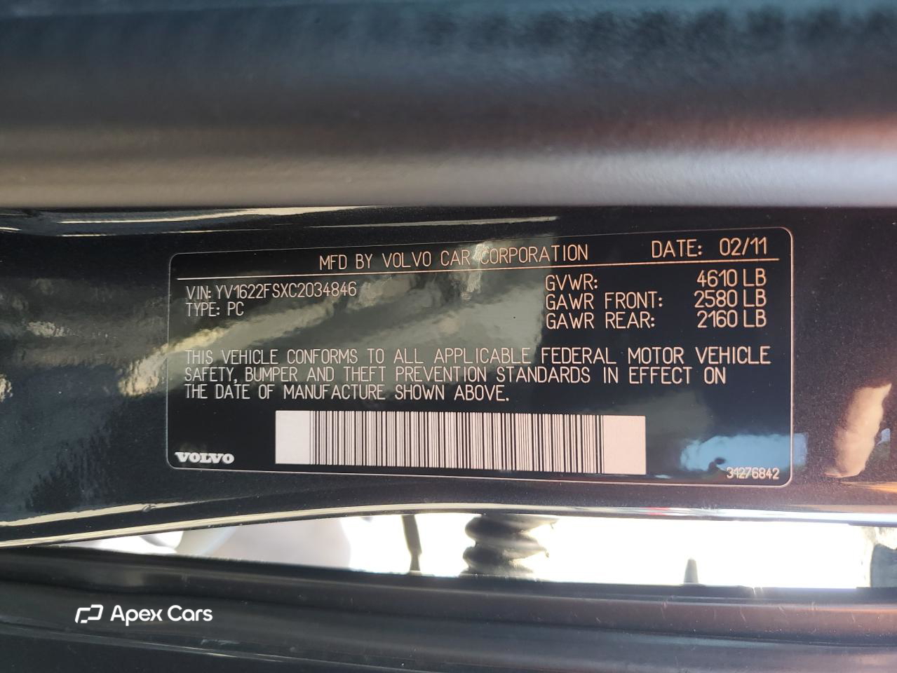 Volvo S60 2012
