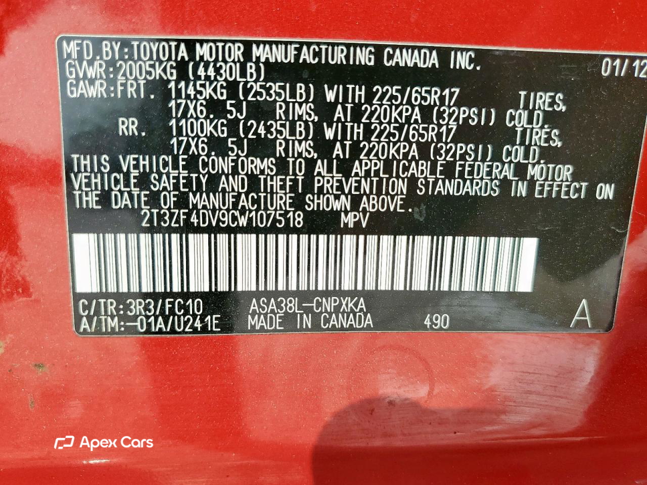 Toyota RAV 4 2012