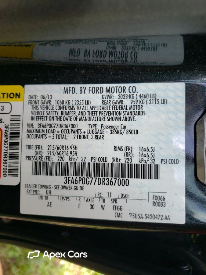 Ford Fusion 2013