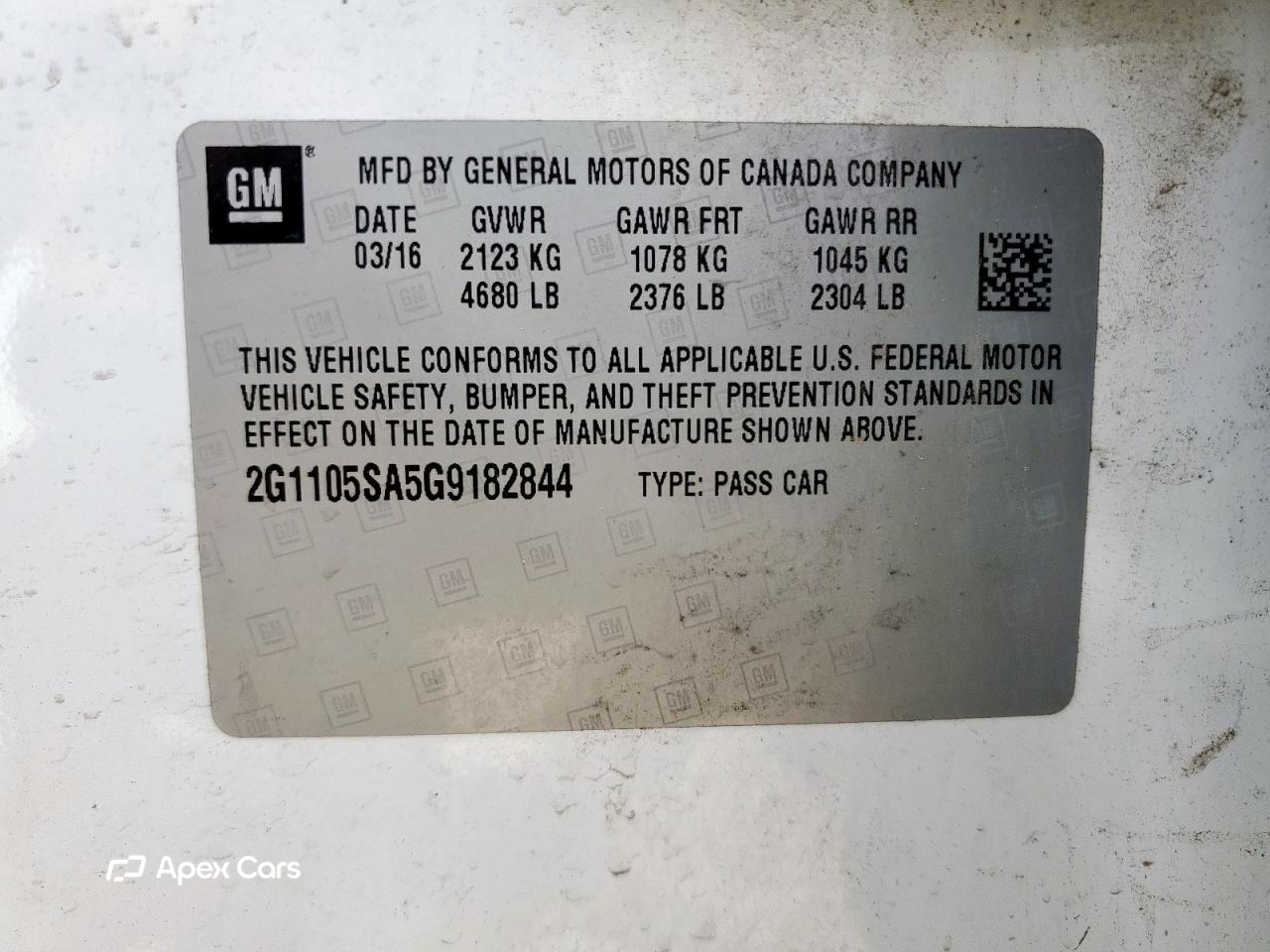 Chevrolet Impala 2016