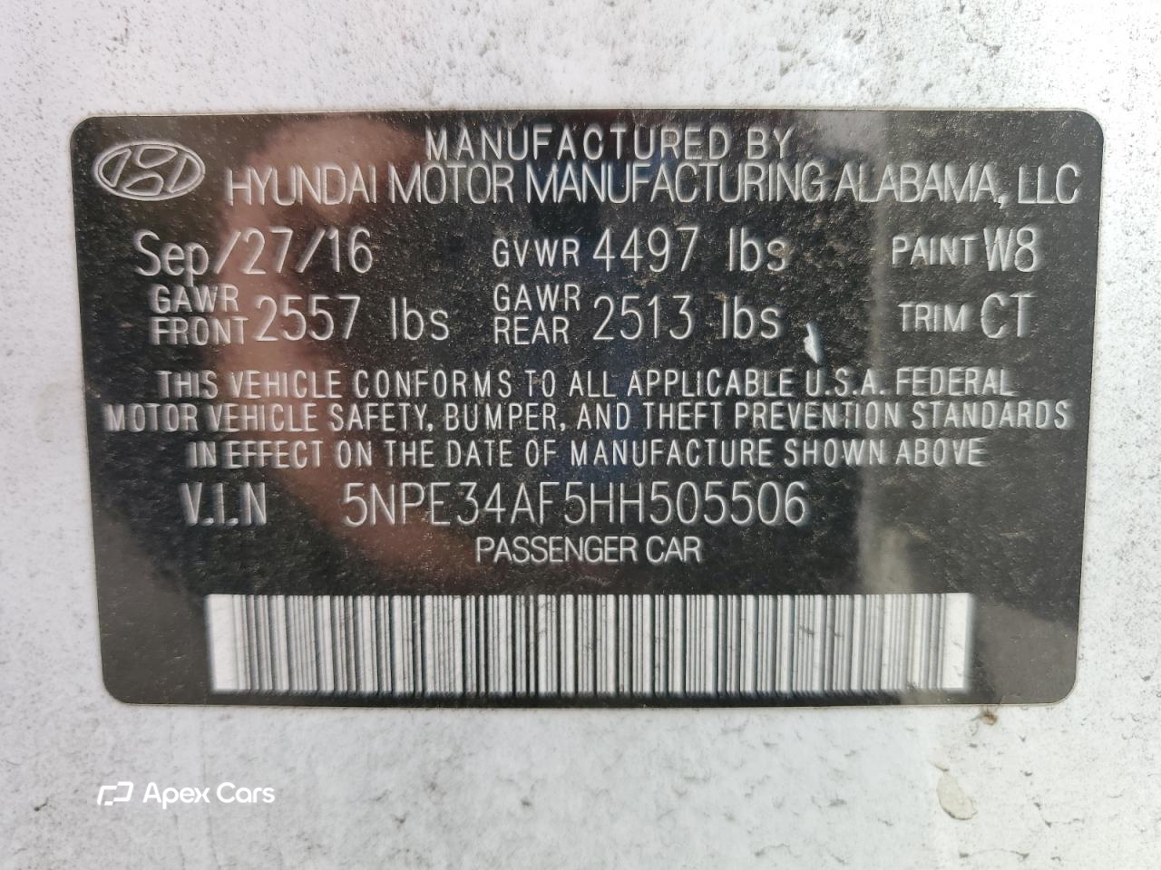 Hyundai Sonata 2017