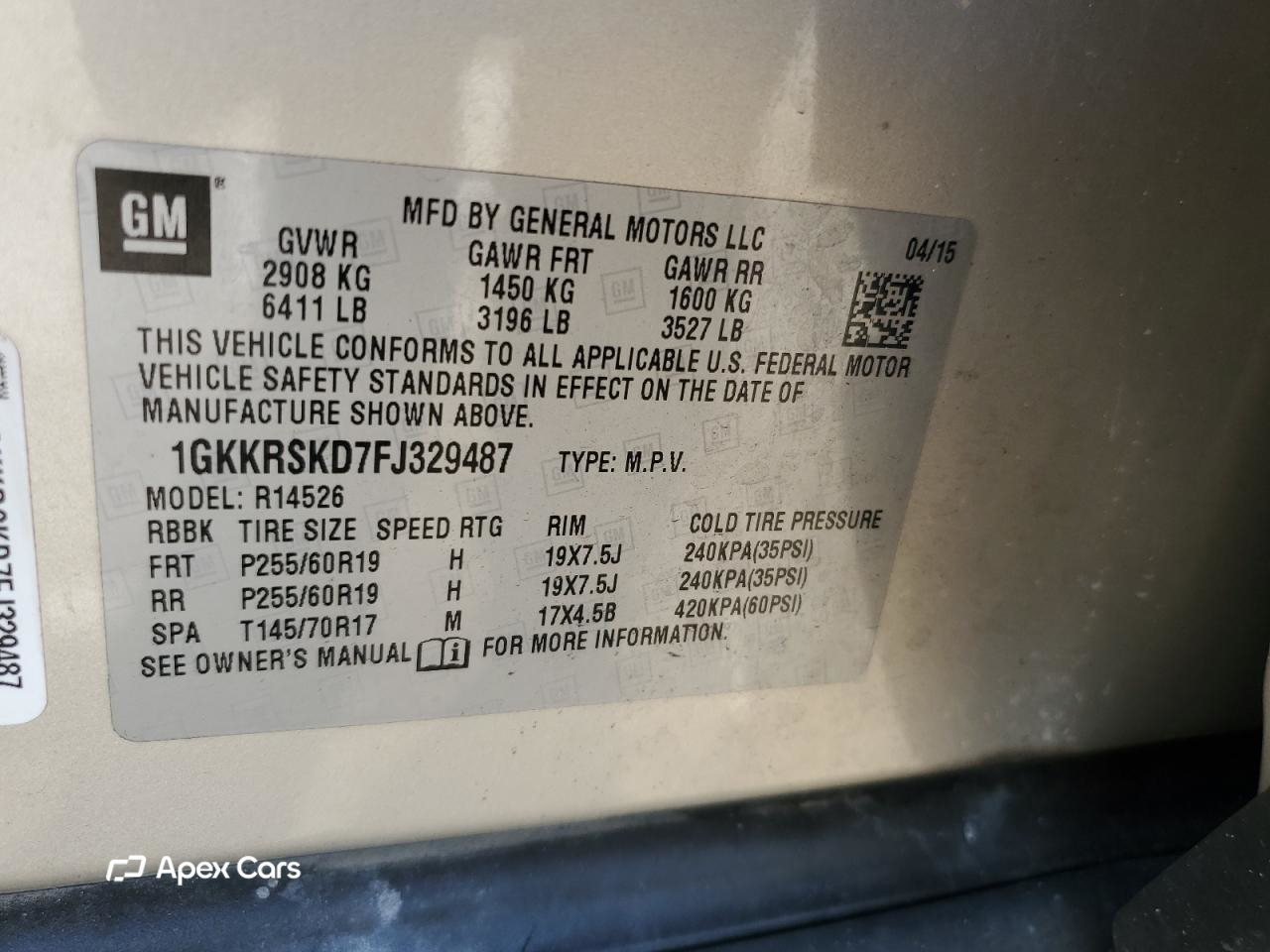 GMC Acadia 2015