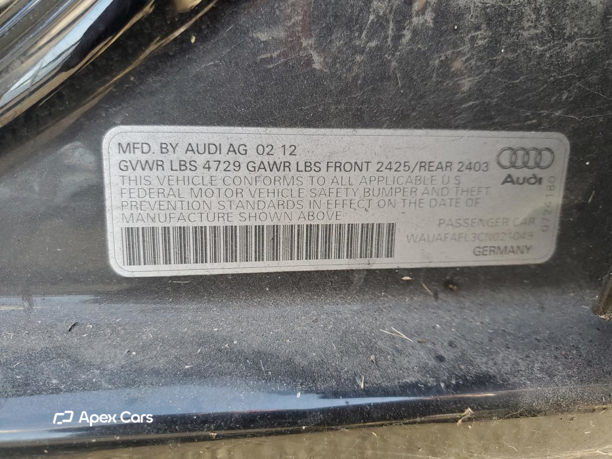 Audi A4 2012