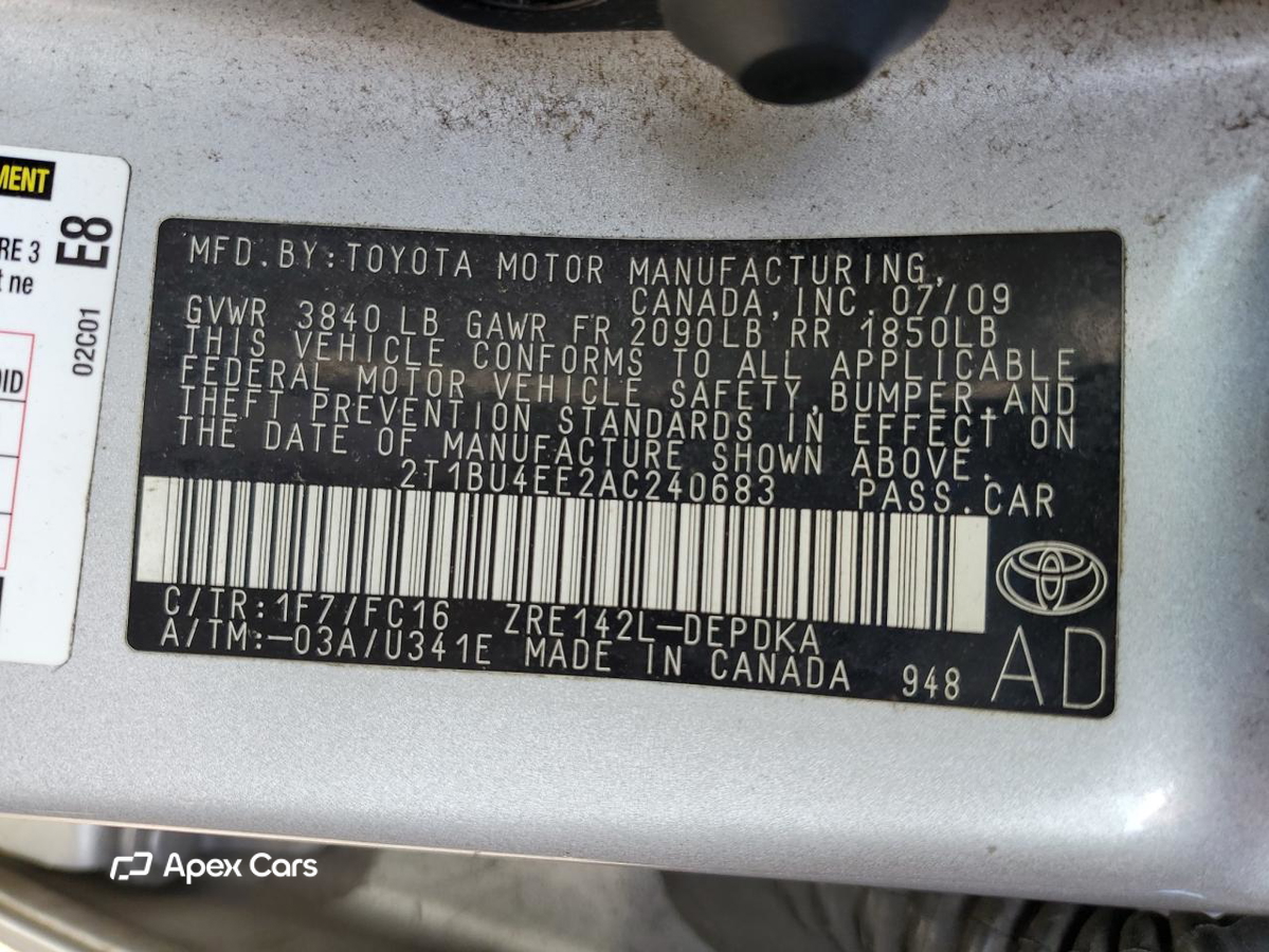 Toyota Corolla 2010