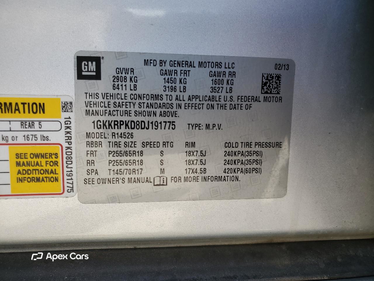 GMC Acadia 2013