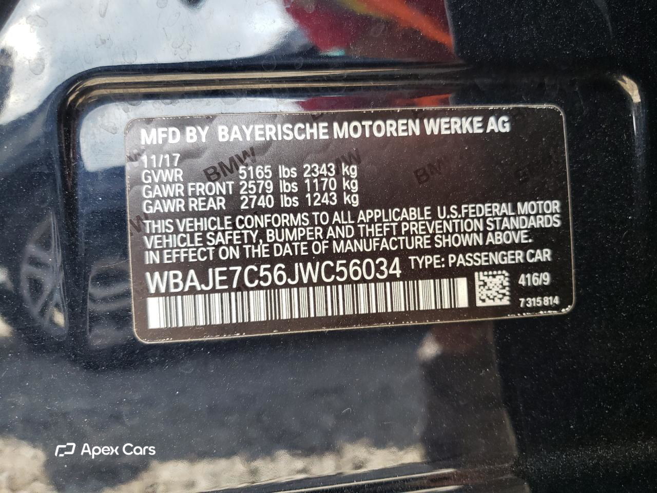 BMW Series 5 2018
