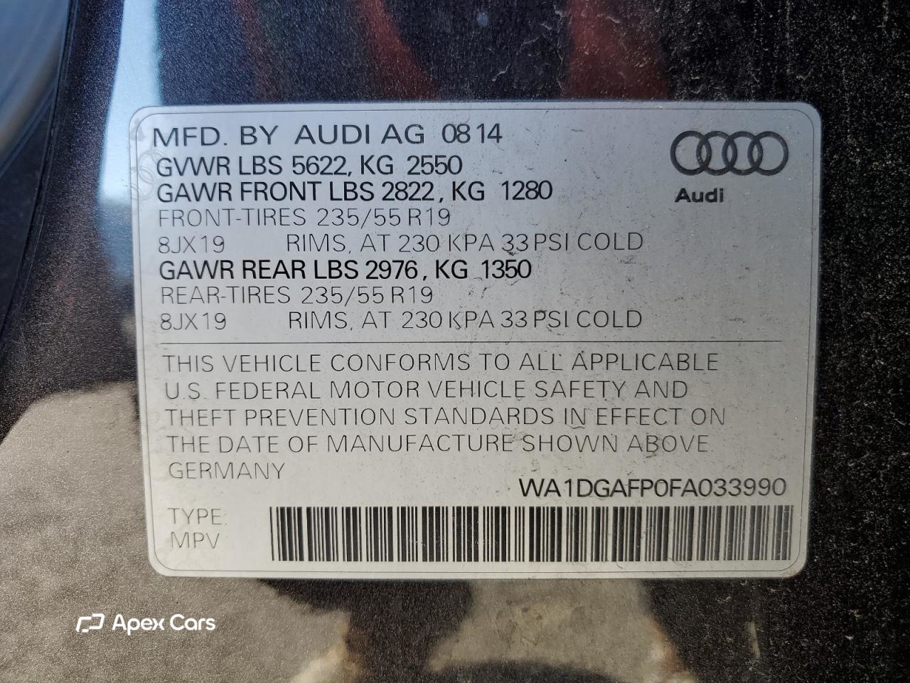 Audi Q5 2015