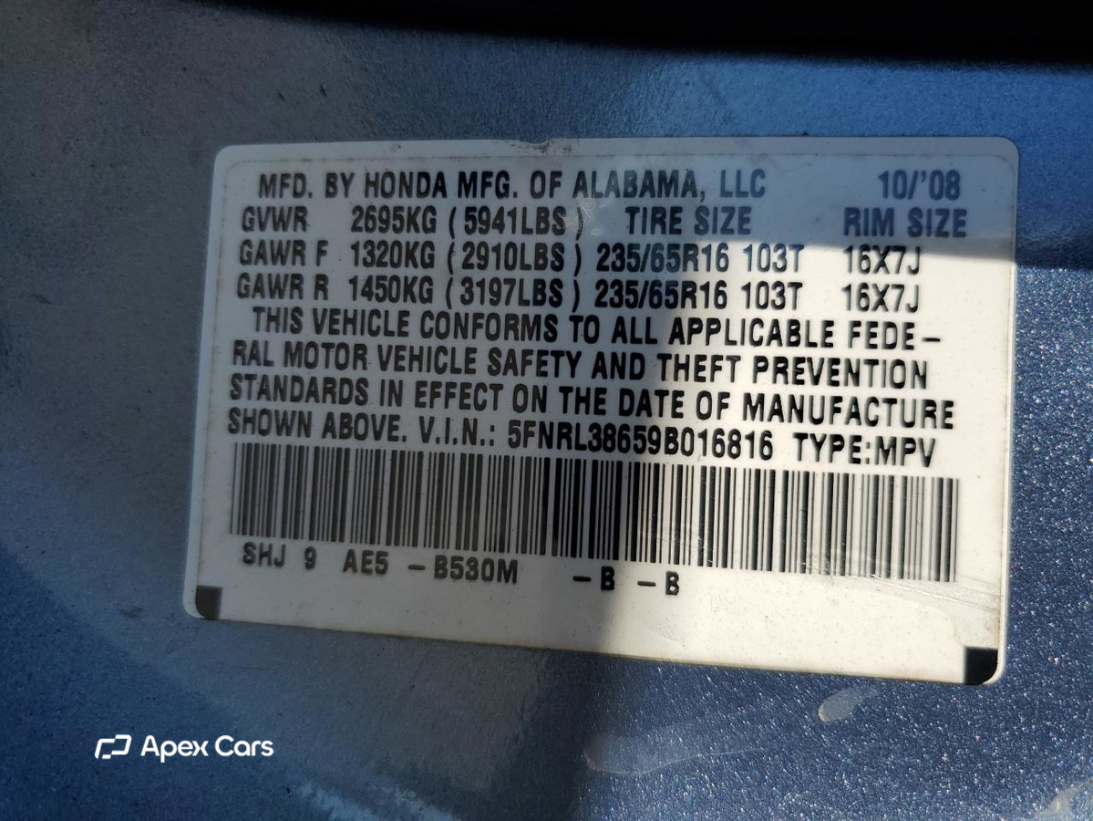 Honda Odyssey 2009