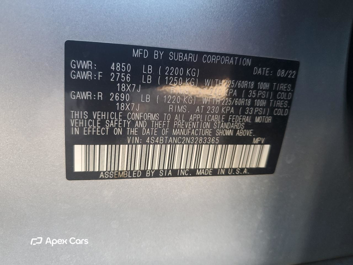 Subaru Outback 2022