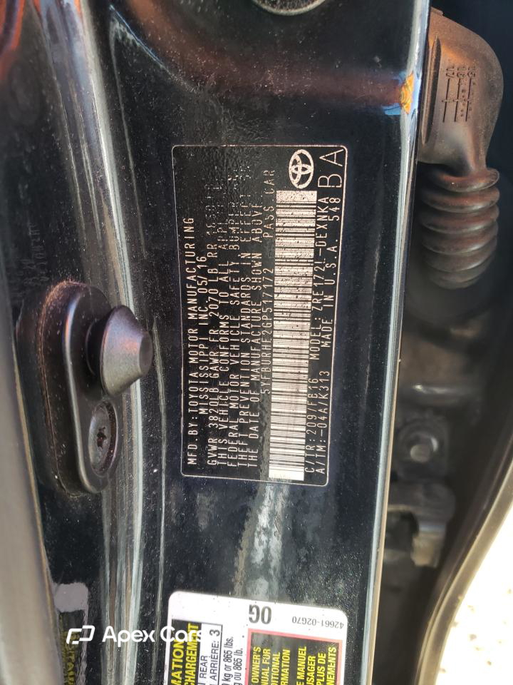 Toyota Corolla 2016