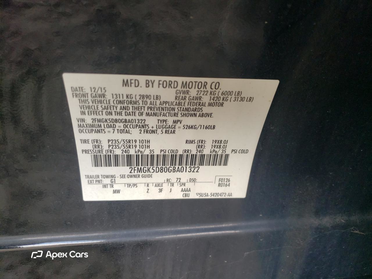Ford Flex 2016