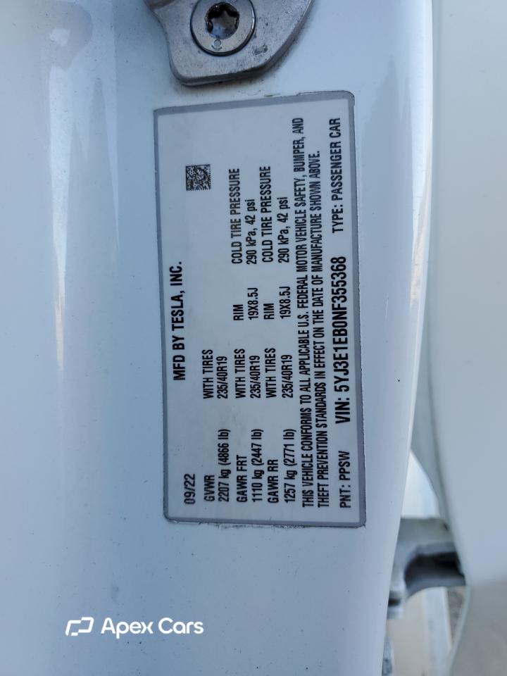 Tesla Model 3 2022