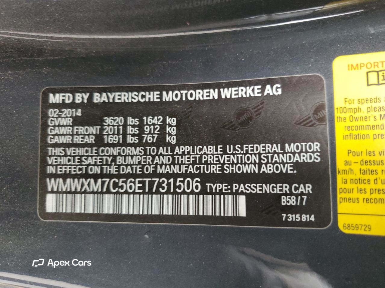 MINI Cooper 2014