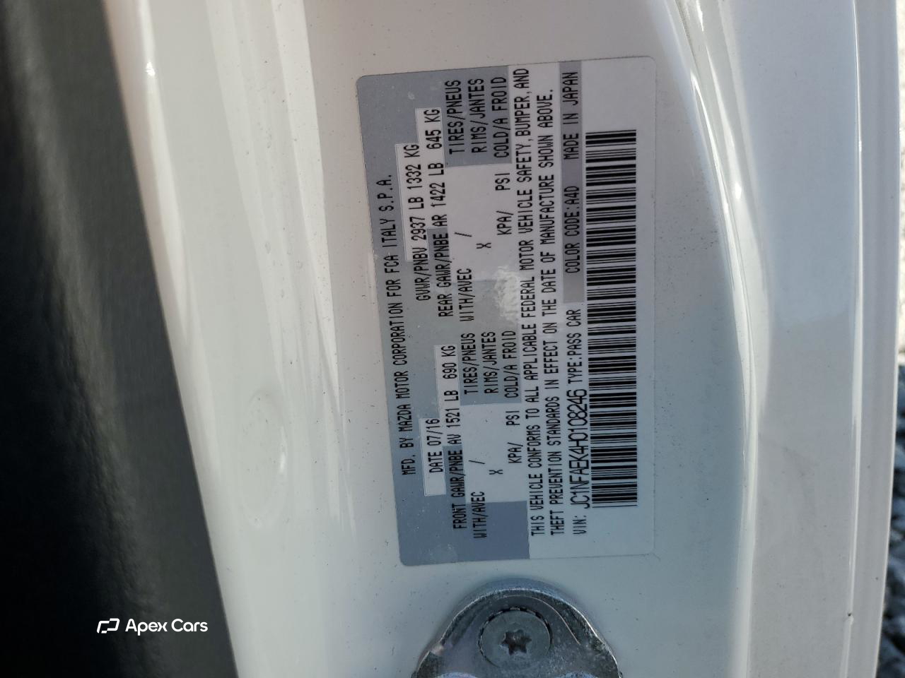 Fiat 124 Spider 2017