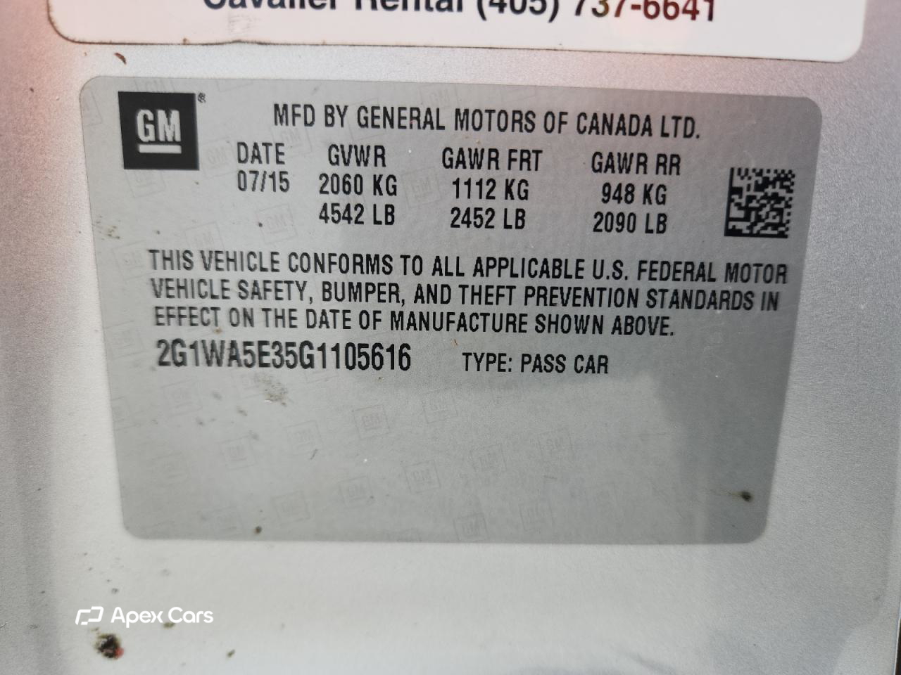 Chevrolet Impala 2016
