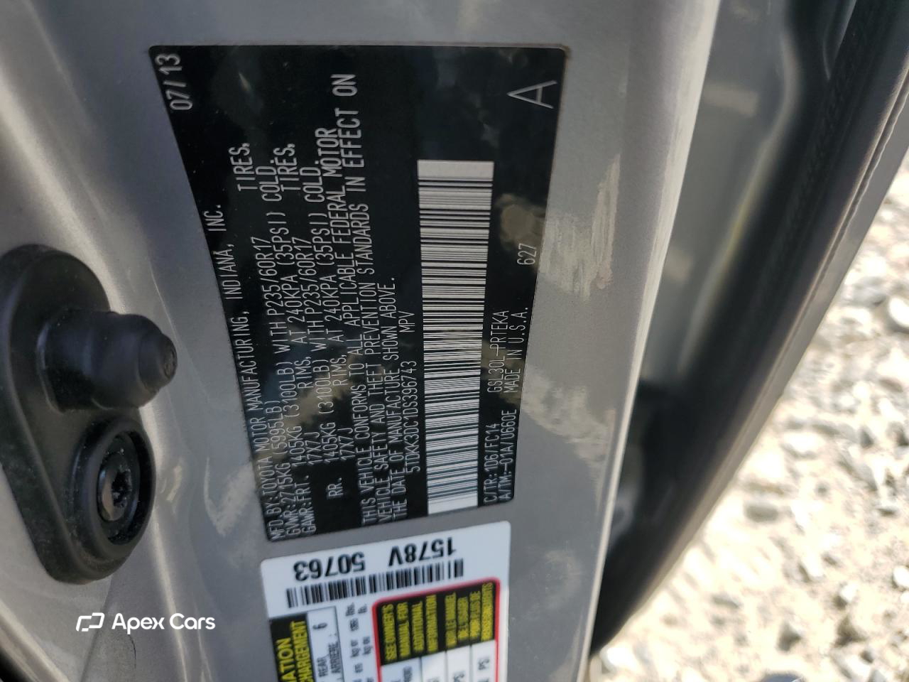Toyota Sienna 2013