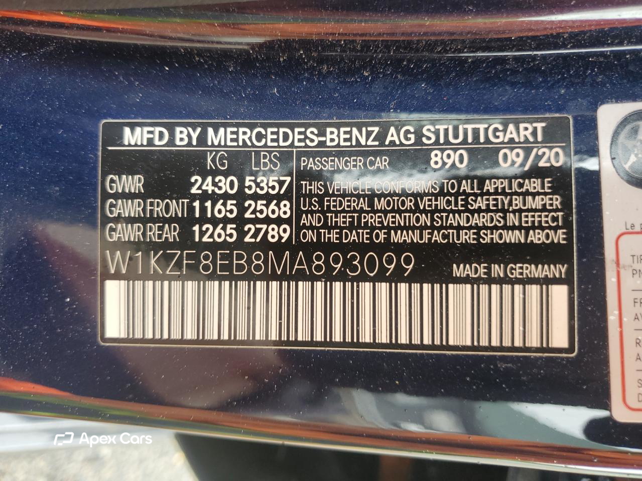 Mercedes-Benz E-klasse 2021