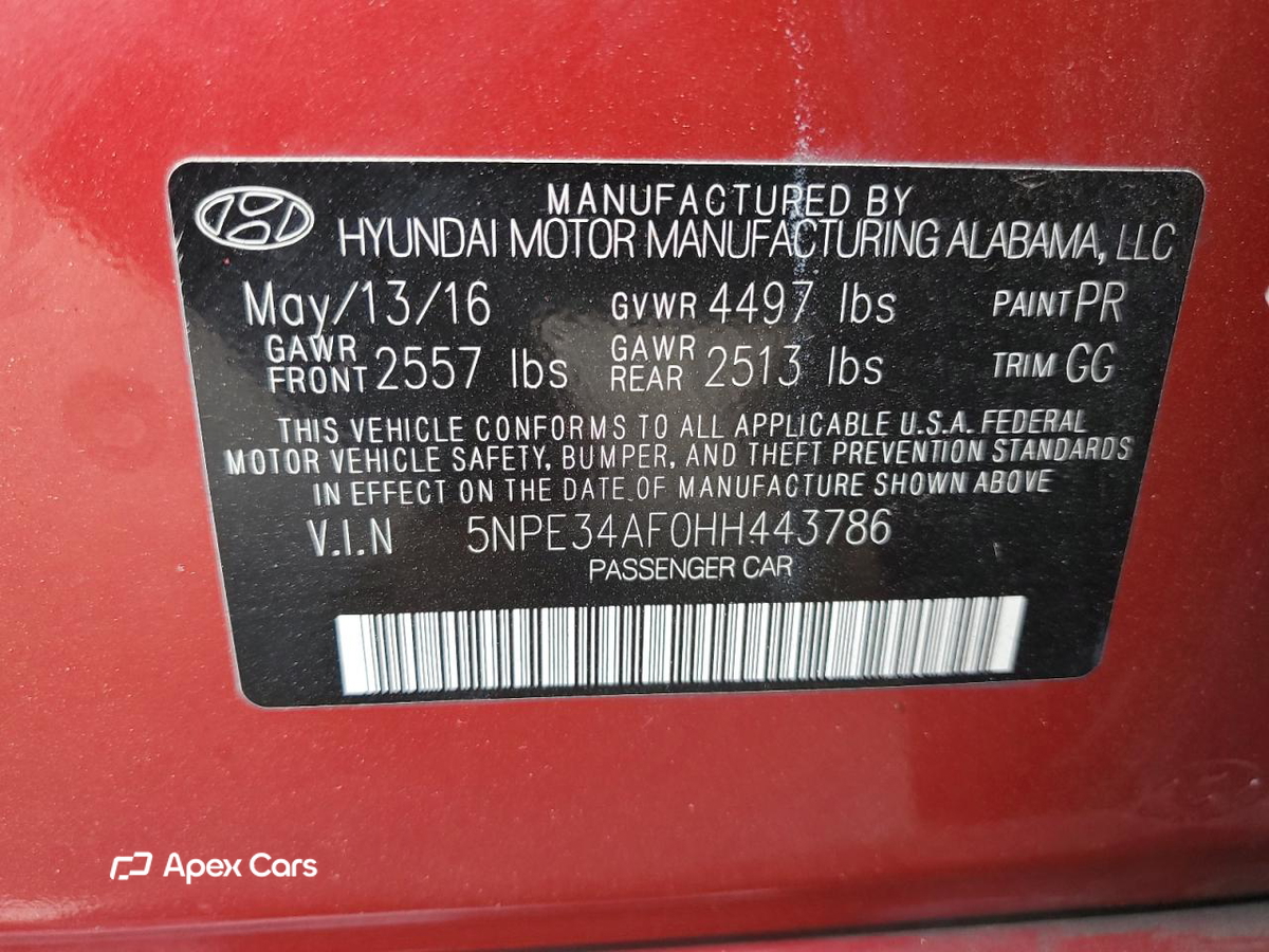 Hyundai Sonata 2017