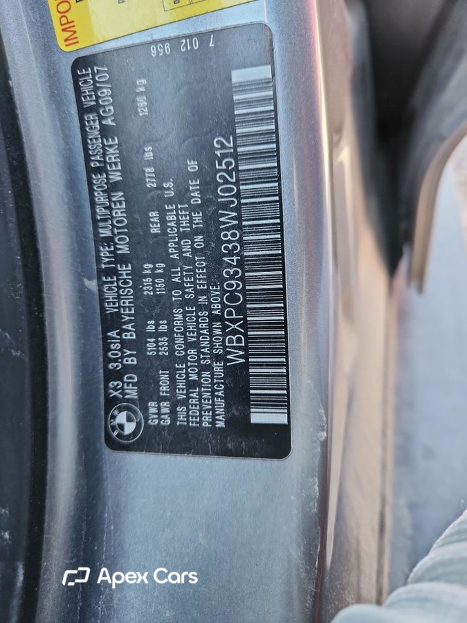 BMW X3 2008