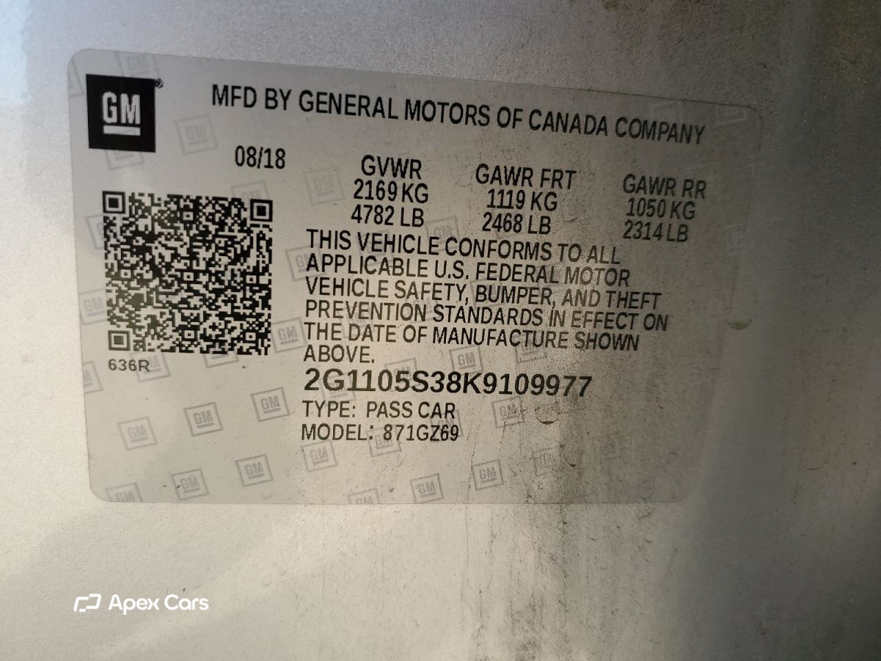 Chevrolet Impala 2019