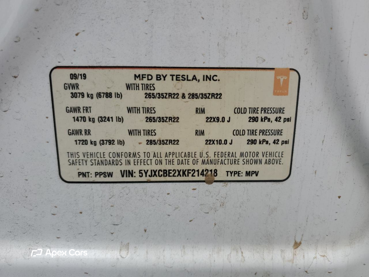 Tesla Model X 2019