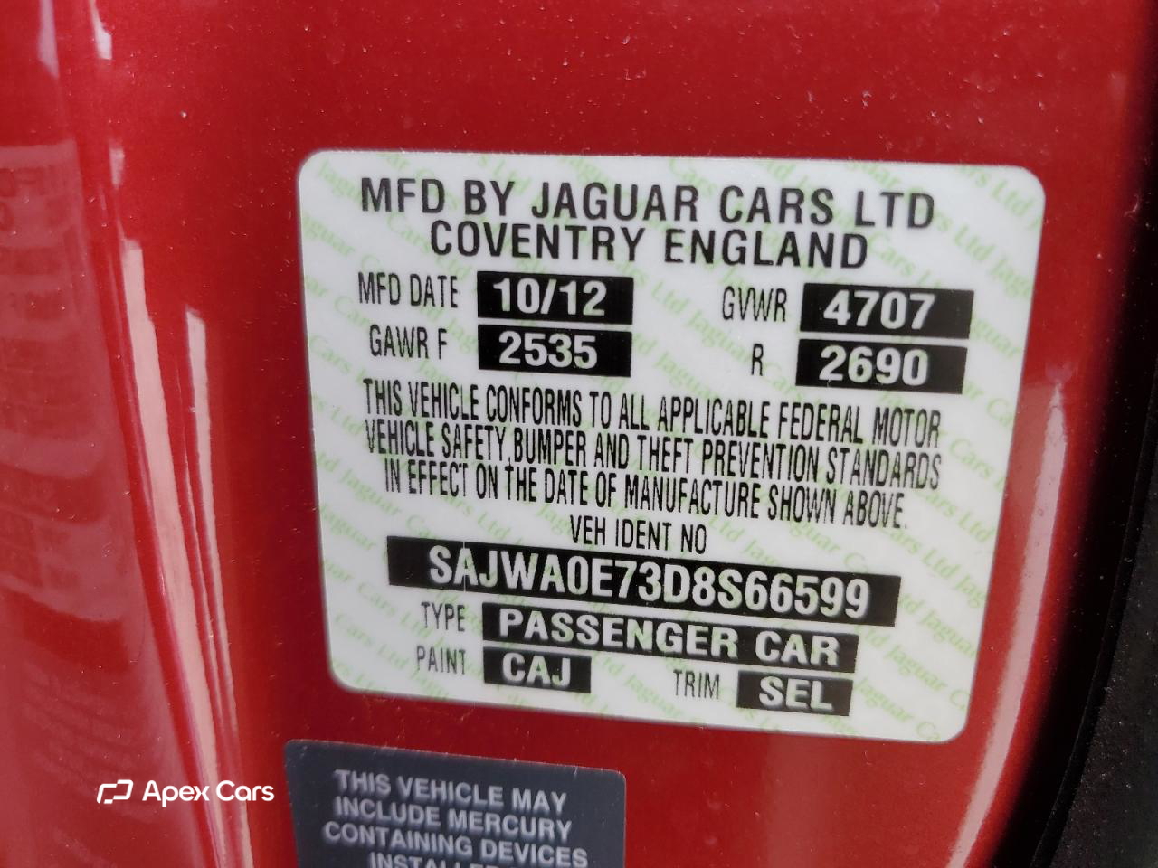 Jaguar XF 2013