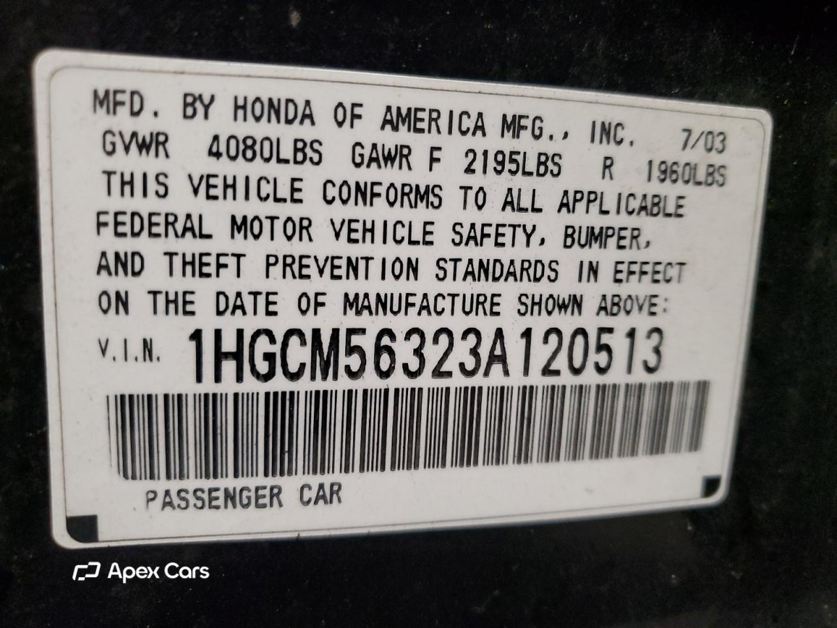 Honda Accord 2003