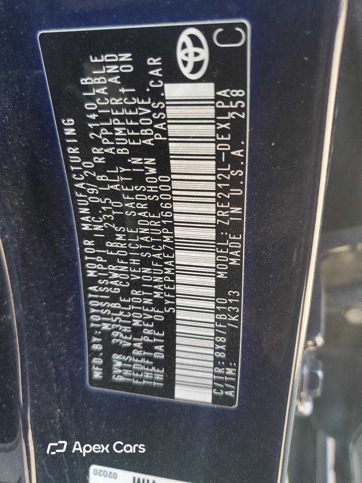Toyota Corolla 2021