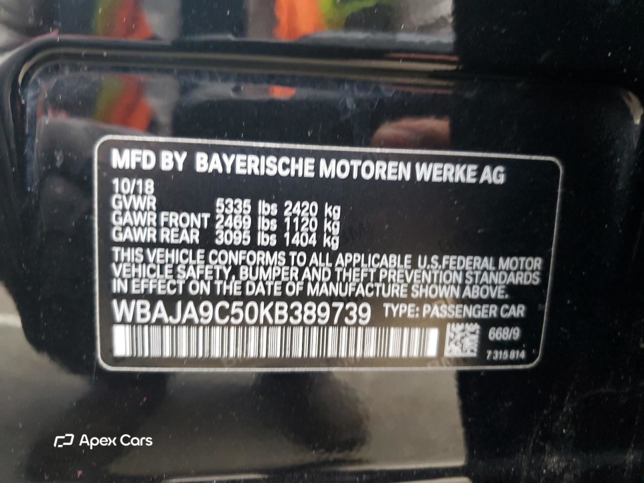 BMW Series 5 2019