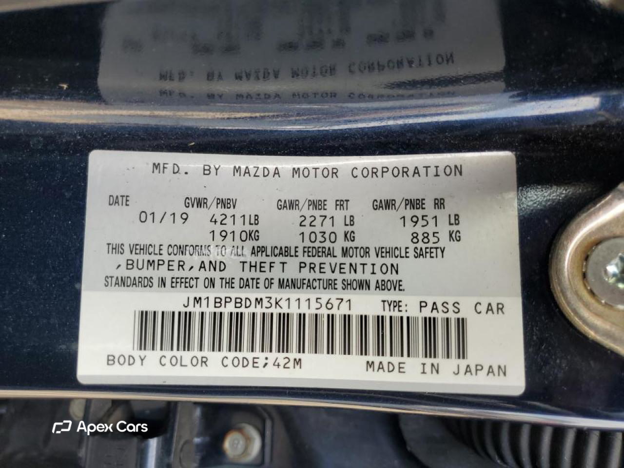 Mazda 3 2019