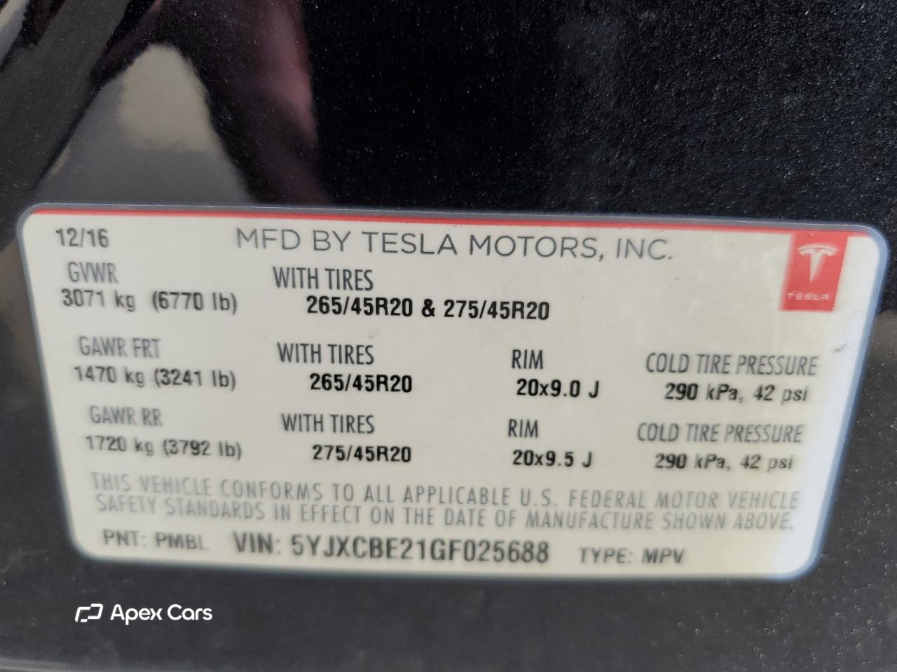Tesla Model X 2016