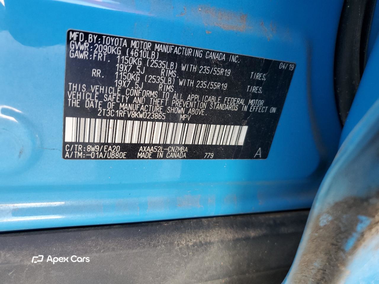 Toyota RAV 4 2019