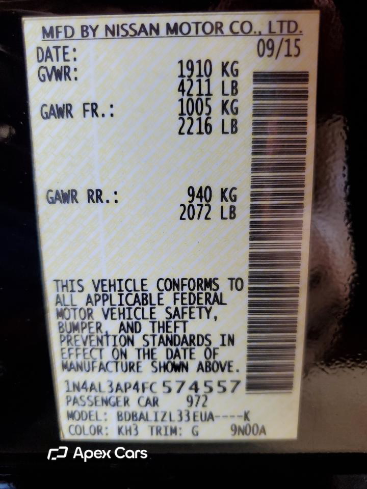 Nissan Altima 2015