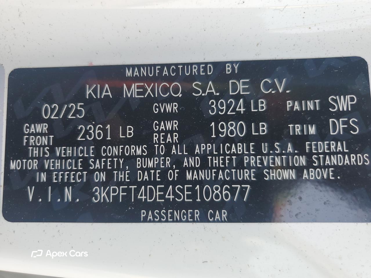 Kia K4 2025