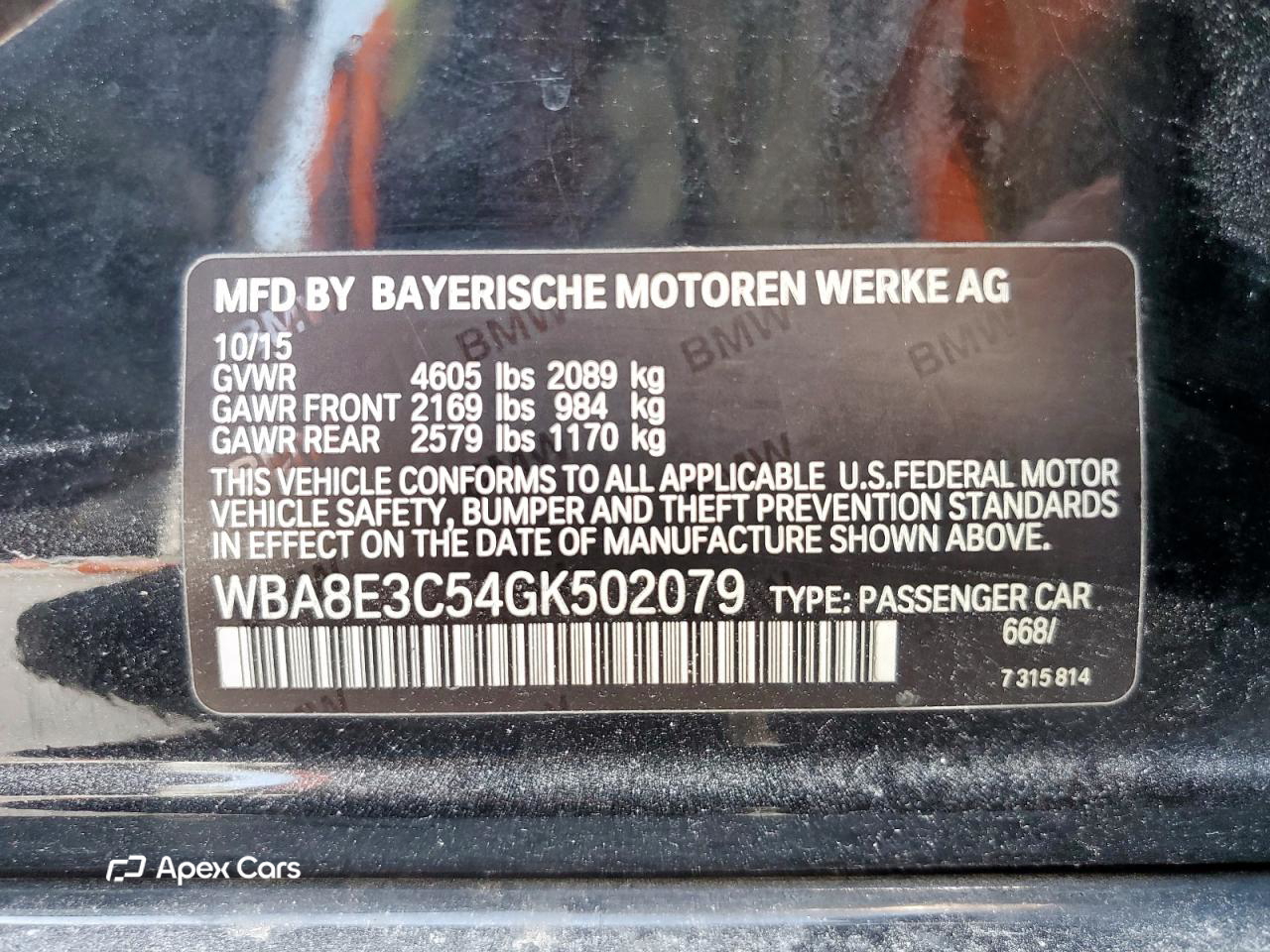 BMW Series 3 2016