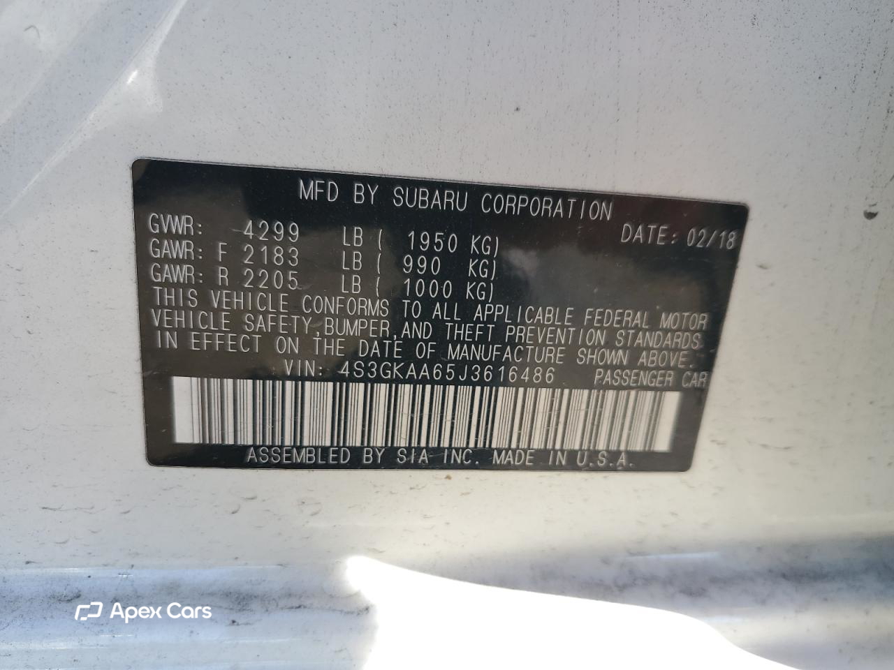 Subaru Impreza 2018