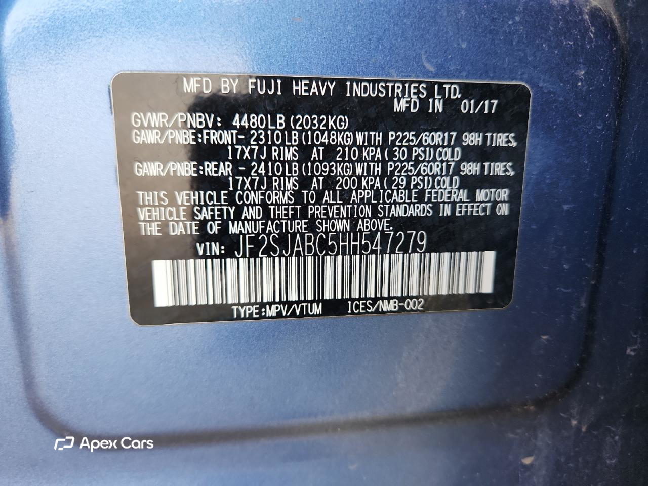 Subaru Forester 2017