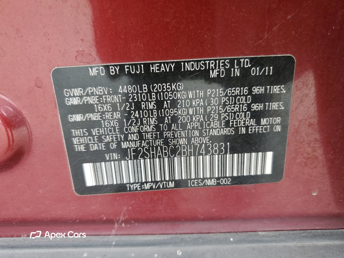 Subaru Forester 2011