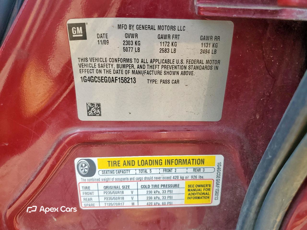 Buick LaCrosse 2010