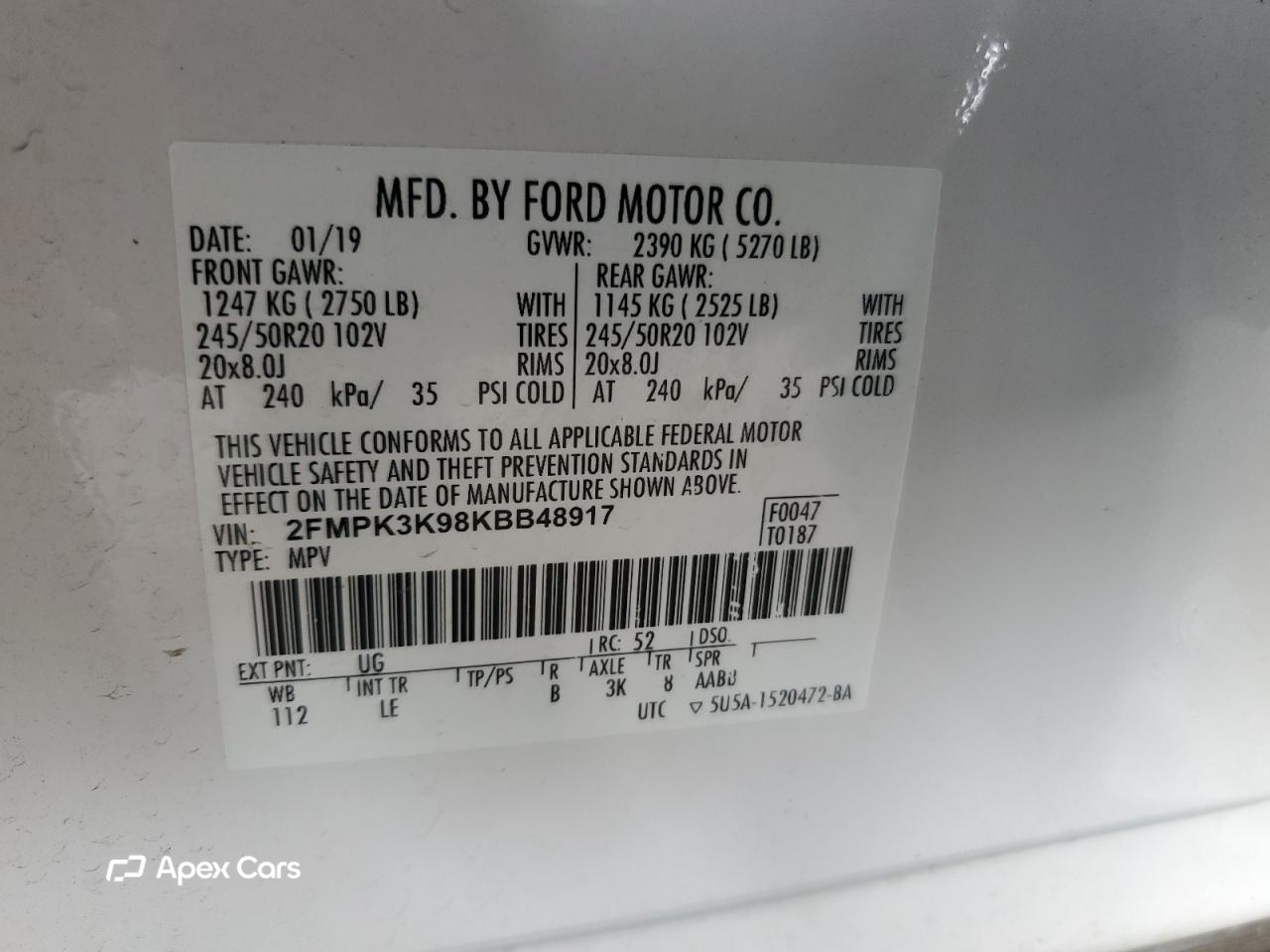 Ford Edge 2019