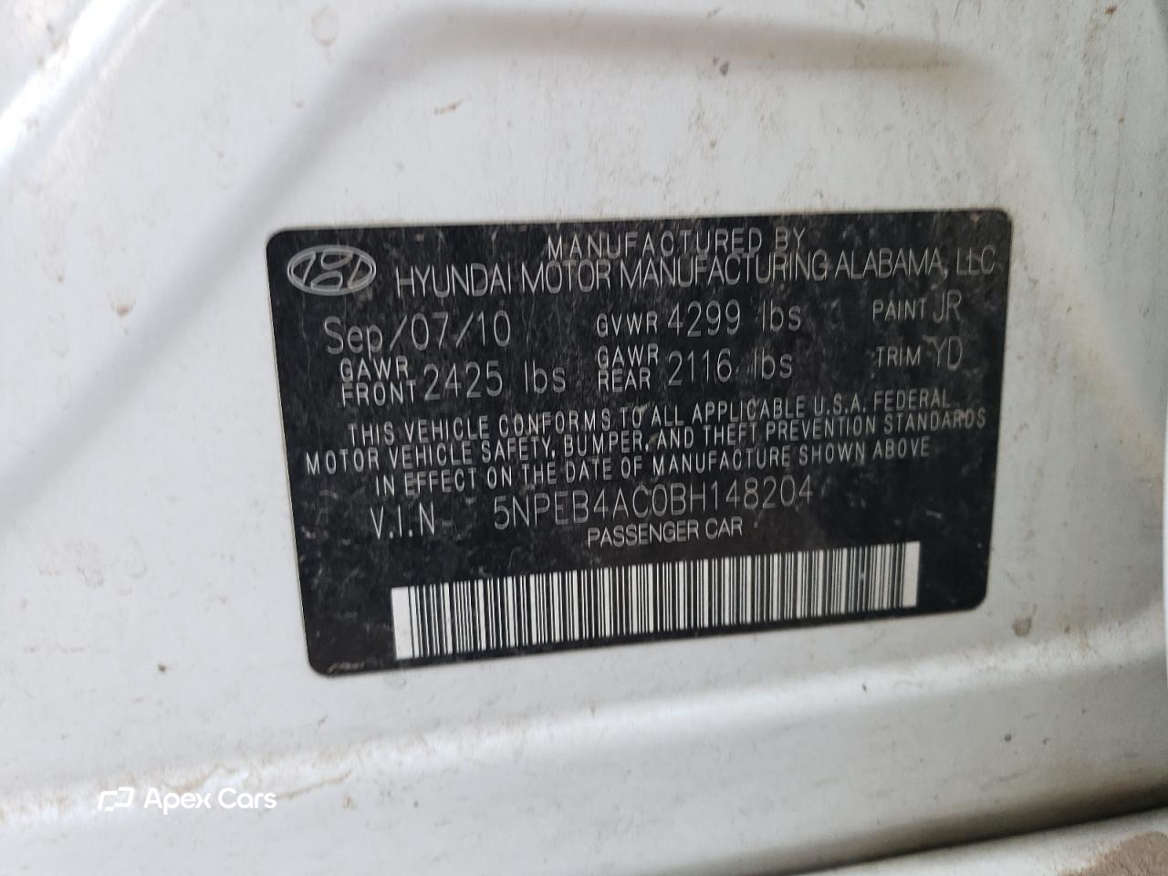 Hyundai Sonata 2011
